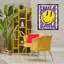 «Groovy Smile Typographie», art mural encadré flottant par Reinders-1081292706-1081292704