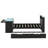 Wood Daybed Comes With Twin Size Pull-Out Bed, Desk, LED Illumination And USB Port-429409282-429409289