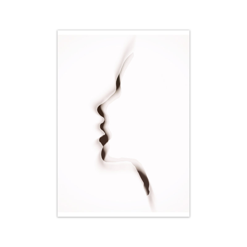 Female Profile Original - Print, No Frame, 42cm H x 30cm W x 1cm D