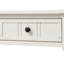 Console Daisy Series avec deux tiroirs et une tablette inférieure (blanc ivoire)