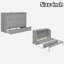 Lit escamotable avec grands tiroirs et USB-1349880494