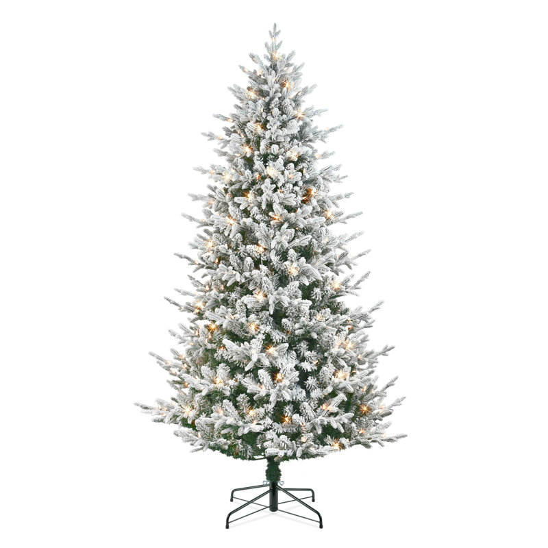7.5' Lighted Spruce Christmas Tree