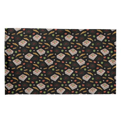 Torchon à motif de pizza