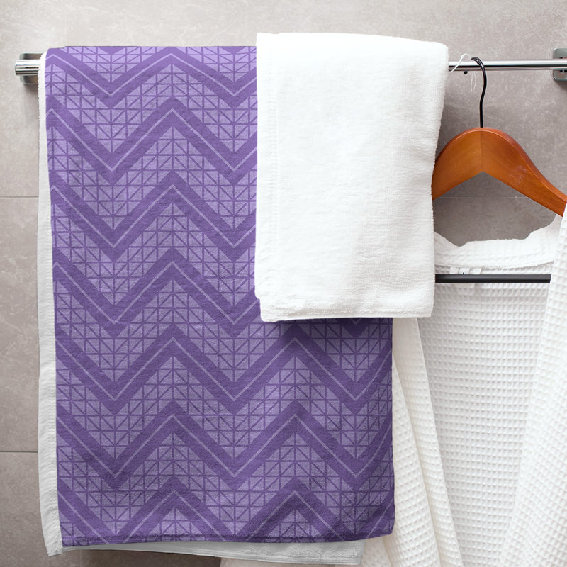 Stephenie Bath Towel, Blue/Purple