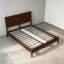 Lit plateforme en bois de bambou massif-160432392-160432395