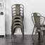 Chaise Hironari gris acier