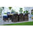 6 - Person Wicker Patio Dining Set with Rectangular Table , Cushions Included-93842995-93842996