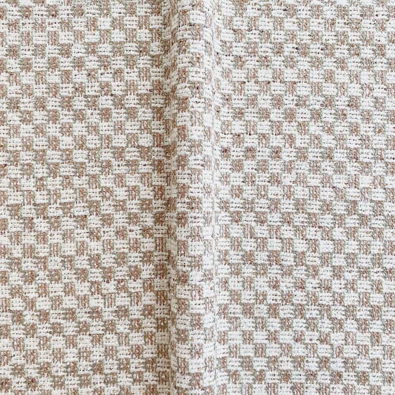 Tissu de performance chenille Casa Guava Catamaran Birch