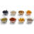 Libbey Small Glass Bowls with Lids, 6.25-ounce, Set of 8
