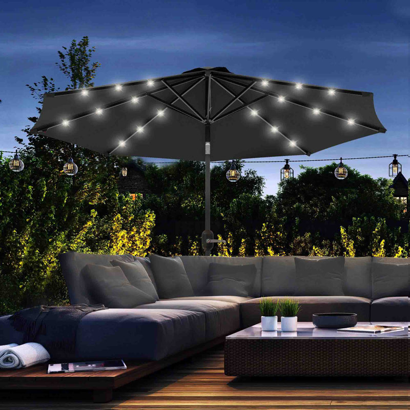 270cm Market Parasol, Black