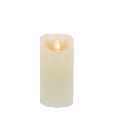 Aurora Flameless Pillar Candle, 3"x4"