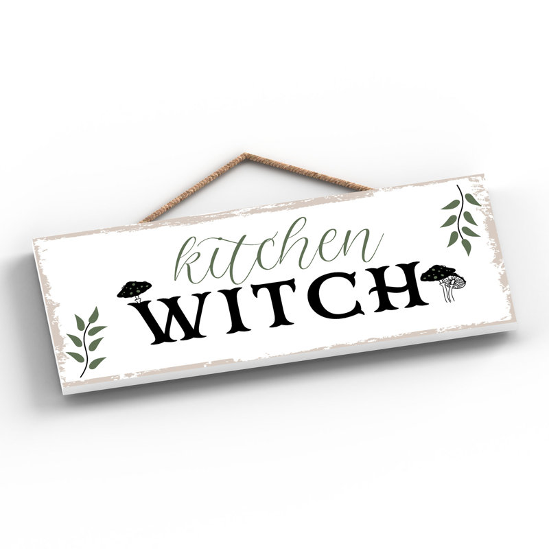 Kitchen Mushrooms Wooden Plaque