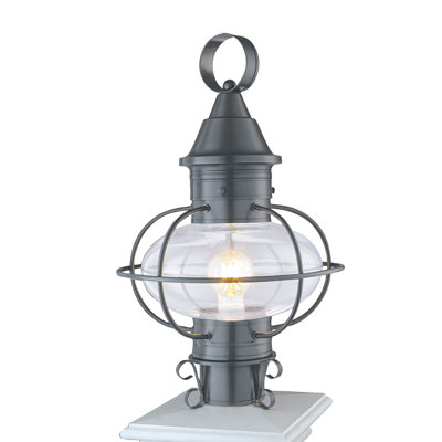 Classic 18.75'' High 1-Light Outdoor Post Light - Gun Metal