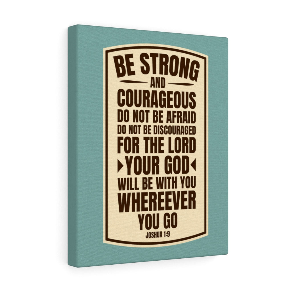 Trinx Do Not Be Discouraged Joshua 1:9 Christian Wall Art Bible Verse ...