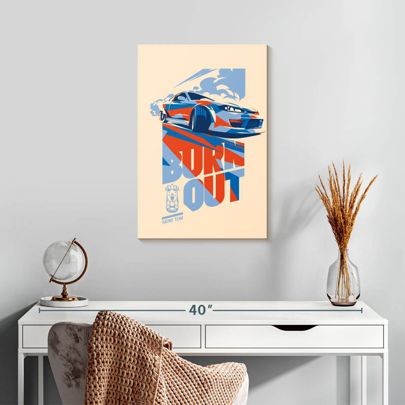 Mehar Burnout Car, 24" H x 16" W