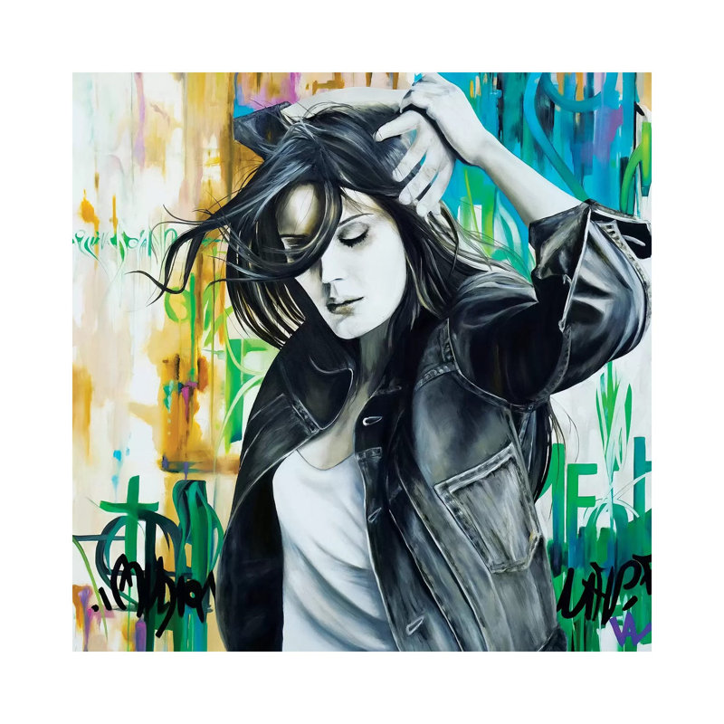 To Feel Good by Val Escoubet - Painting on Canvas, Wrapped Canvas, 66.04cm H x 66.04cm W x 1.91cm D
