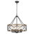 Williston Forge 6- Light 21.65" Dimmable Farmhouse Geometric Drum Chandelier Ceiling Lights for Foyer Kitchen Island Living Room-315722775-306903459