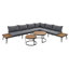 Ensemble de canapé d'angle extérieur 6 pièces avec tables basses rondes gigognes et canapé avec coussins pour terrasse-2117897814