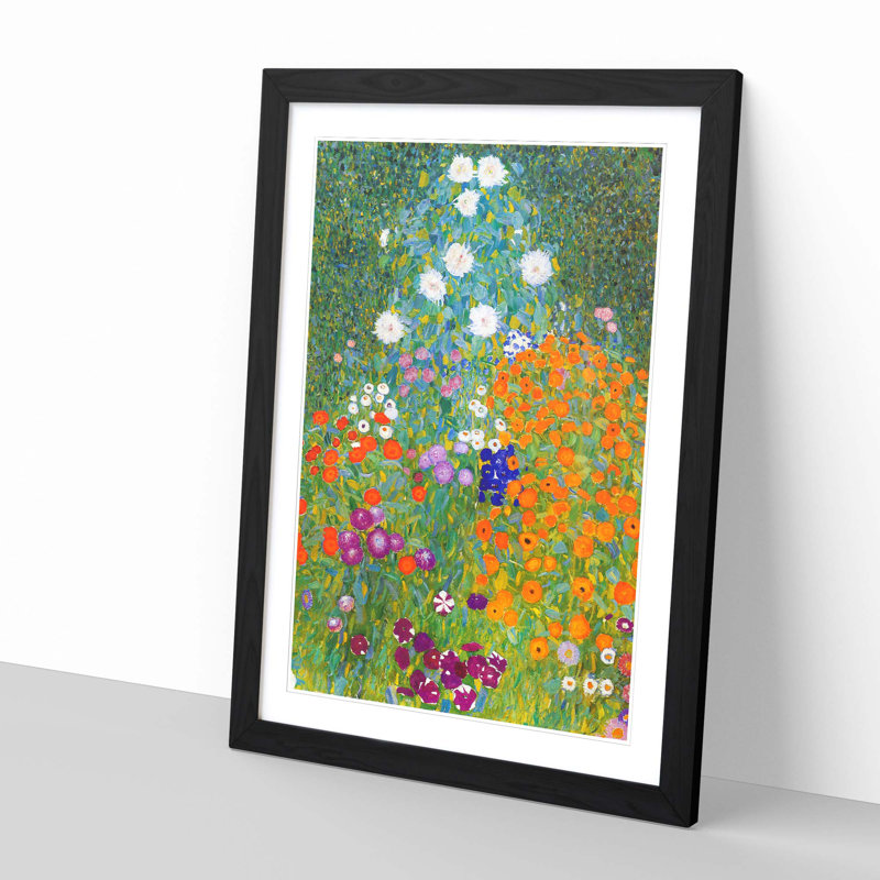 Gustav Klimt - Single Picture Frame Painting, Black