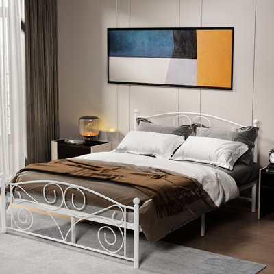 Aviston Metal Bed,bed frame,platform bed