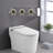 Smart Toilet With Night , Self-Cleaning Nozzle, Heated Seat, Foot Sensor, Remote Control, Led Display Control Bidet ,