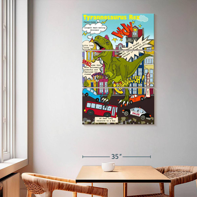 Brampt T-Rex, 65" H x 42" W