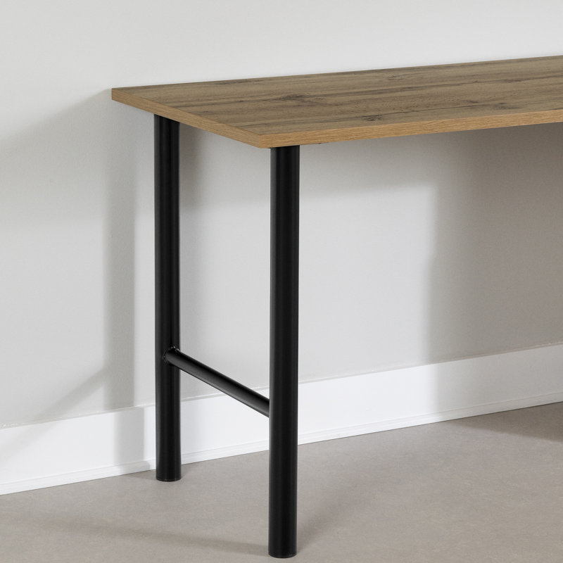 Nordik Oak Wood Desk with Drawer and Filing Cabinet