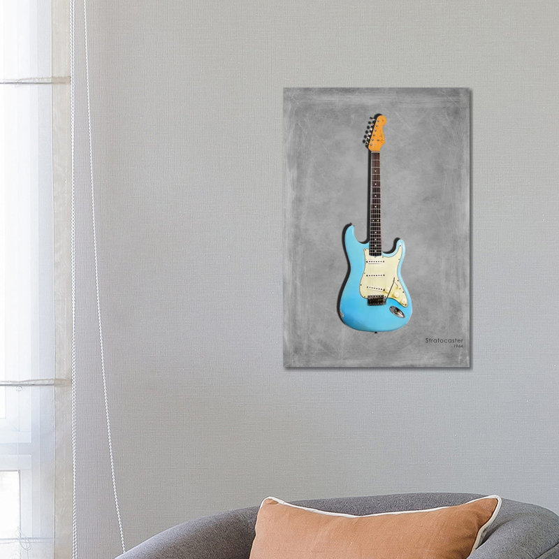 Fender Stratocaster '64 by Mark Rogan - Wrapped Canvas Print, 66.04 cm H x 45.72 cm W x 3.175 cm D