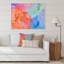 «Blue Luxury Abstract Fluid XIX», peinture sur toile-67323022-67323023