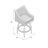 Fionnula 30" Patio Bar Stool With Sunbrella Cushion Covers-42121652