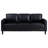 Farallone Black Track Arm Sofa