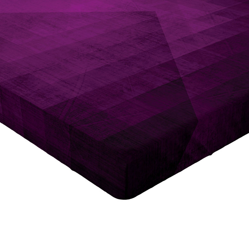 Drap-housse orange Ambesonne, Dégradé mauve, Drap-housse pour lit simple TG