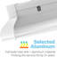 4FT High Bay LED Shop Lights, 220W, 28,600LM, 5000K, 1-10V Dimmable, UL Approved, AC 120-277V