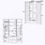 Armoire de rangement avec tiroirs, tablettes réglables-21838708