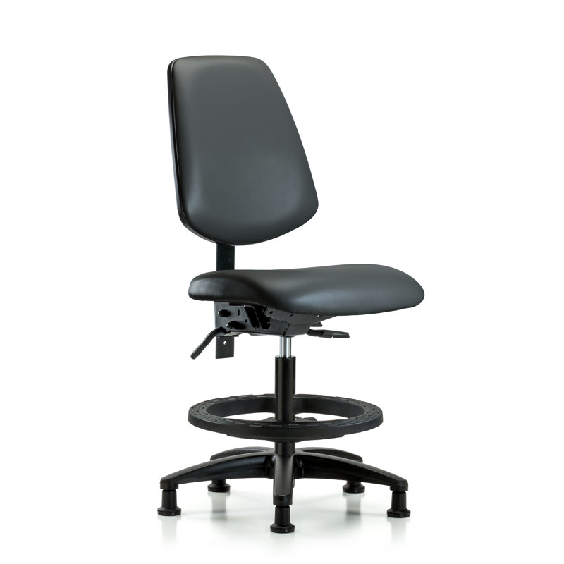 Chaise de travail Latandra, Non, Gris foncé, Berçant