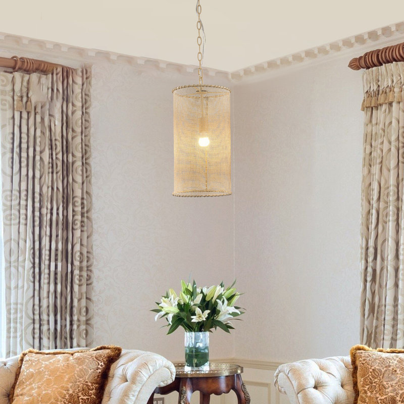 Lustre suspendu 1 lumière Boho