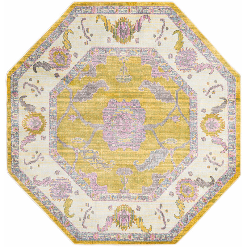 Tapis vert transitionnel Marvella, Octogone 6 po