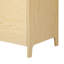 Armoire d'appoint moderne avec rangement et table d'appoint cachée en bois naturel