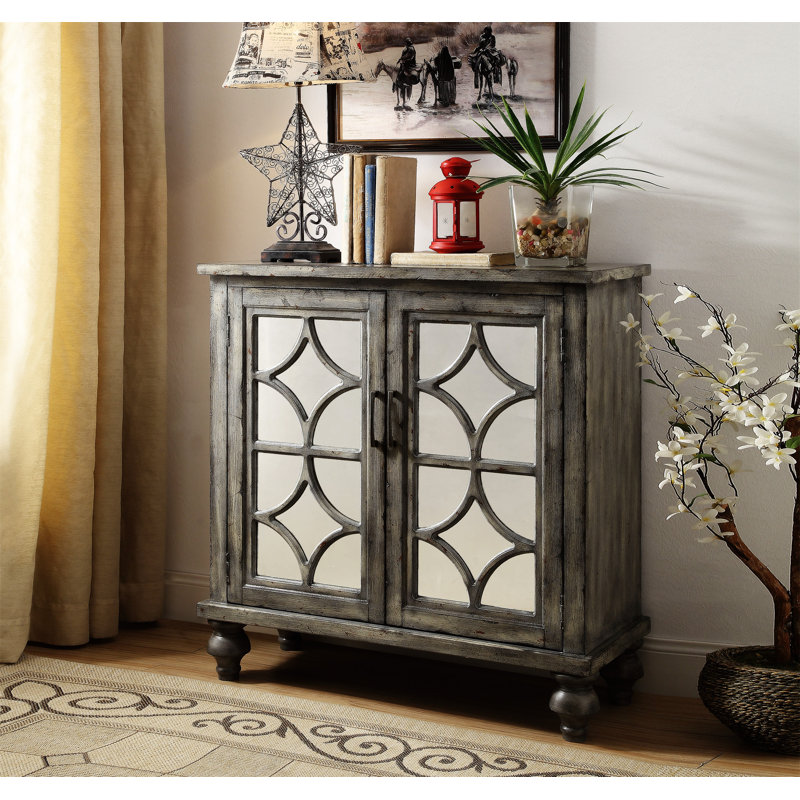 Velika Weathered  Finish Console Table