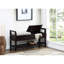 Banc de rangement avec range-chaussures rembourré