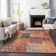 Premium Machine Washable Prisco Red Rug