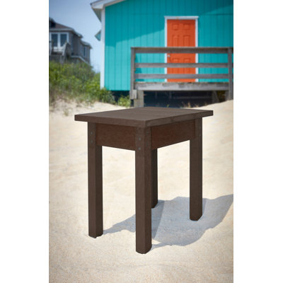 Shay Rectangular Outdoor Side Table , 18'' in. W 13'' in. D