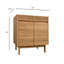 30 po Kayla Meuble-lavabo simple en teck naturel