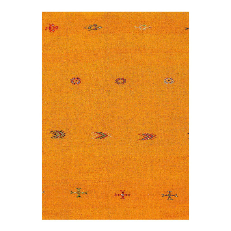 5'X8' Geometric Area Rug in Gold