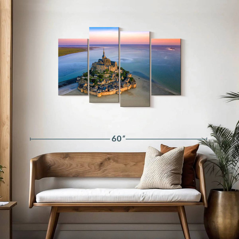 Adella Mont St.-Michel, France, Normandie, H 27 po x l 43 po