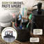 Ensemble d'accessoires de salle de bain rustique Yoann - galvanisé-282418447