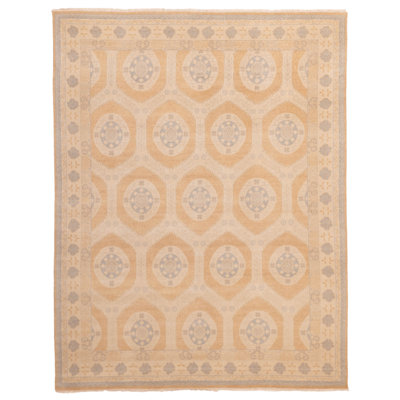 Finest Oushak Brown Rug 7'9" x 9'11"