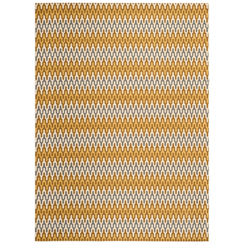 Tapis beige / doré Kelston, Rectangle 8 pi x 11 pi