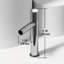 Lavabo de salle de bain vasque rectangulaire en béton avec robinet H 11 po L 21 po x l 14 po x H 5 po Windsor
