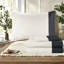 Ensembles de literie confortables de 7 pièces, conception simple à carreaux en microfibre pour la décoration intérieure